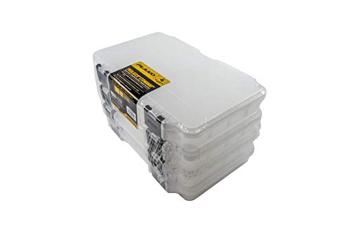 Plano ProLatch 3650 Stowaway Tackle Box | 4-Pack, Clear