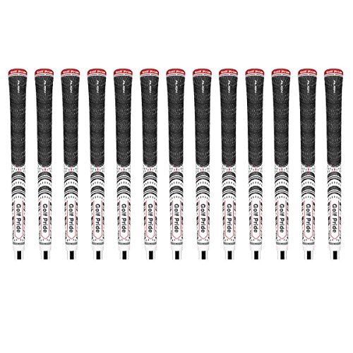 Golf Pride MCC Classic Align Standard Ribbed White - 13 Piece Golf Grip Bundle