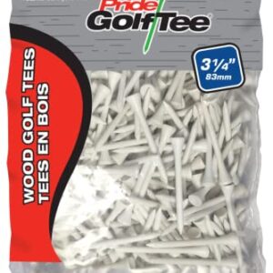 Pride (PG3440075) Golf Deluxe Tee (3-1/4 Inch, White) - 400 Count