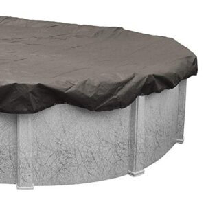 robelle magnesium winter pool cover for oval above ground pools 16 foot x 25 foot pool
