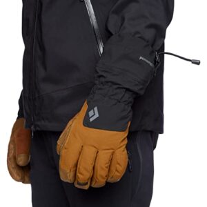 Black Diamond Mens Soloist Cold Weather Ski Gloves, Dark Curry, X-Large