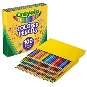 crayola colored pencils, 100