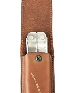 LEATHERMAN, Heritage Leather Snap Sheath for Multitools, Made in the USA, Large (Fits Super Tool, Surge, and Signal)