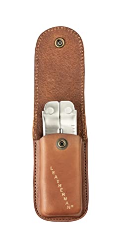 LEATHERMAN, Heritage Leather Snap Sheath for Multitools, Made in the USA, Large (Fits Super Tool, Surge, and Signal)