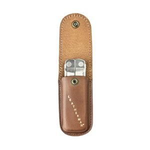 LEATHERMAN, Heritage Leather Snap Sheath for Multitools, Made in the USA, Large (Fits Super Tool, Surge, and Signal)