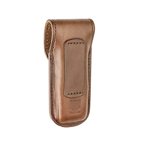 LEATHERMAN, Heritage Leather Snap Sheath for Multitools, Made in the USA, Large (Fits Super Tool, Surge, and Signal)