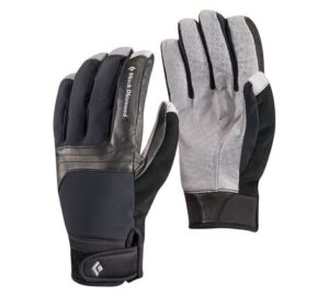 black diamond arc gloves, black, large