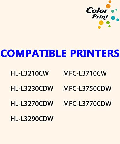 ColorPrint Compatible TN227 Black Toner Cartridge Replacement for Brother TN227BK TN-227 BK TN223 Used for MFC L3750CDW L3770CDW HL-L3210CW HL-L3230CDW HL L3230CDN L3270CDW L3290CDW Printer (1-Pack)