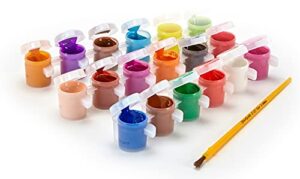 Crayola Washable Kids Paint Set & Paintbrush, Painting Supplies, 18 Count