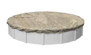 robelle 5321-4 desert camo winter pool cover for round above ground swimming pools, 21-ft. round pool
