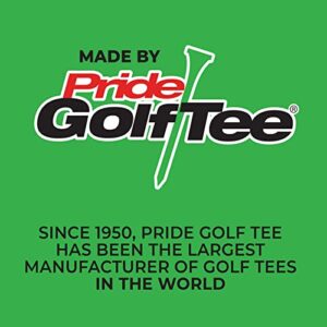 PRIDE GOLF TEE unisex adult 100 Count Bag Golf Tees, Citrus Pink, Count US