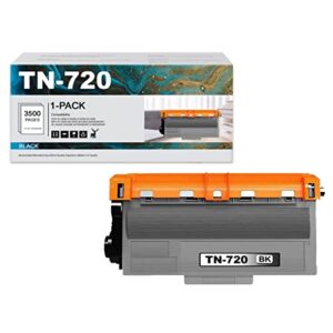 msotfun tn-720 tn720 toner cartridge black, replacement for brother tn-720 toner for hl-5440d 5450dn dcp-8110dn 8510dn mfc-8710dw 8950dw/dwt ink printer, 1 pack