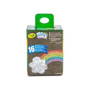 Crayola Washable Sidewalk Chalk, Outdoor Toy, Gift for Kids, 16 Count