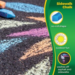 Crayola Washable Sidewalk Chalk, Outdoor Toy, Gift for Kids, 16 Count