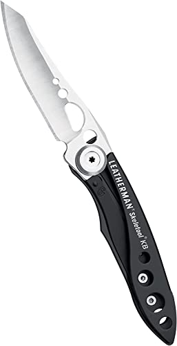 LEATHERMAN, Skeletool KB Pocket Knife with Bottle Opener, Black