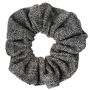 Black Diamond TWIST KNOT HEADBAND AND 2 SCRUNCHIES SET (Blue Ribbed Knit)