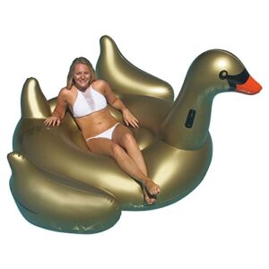 Swimline Golden Goose/Swan/Flamingo/Parrot Floats for Swimming Pools (4 Pack)