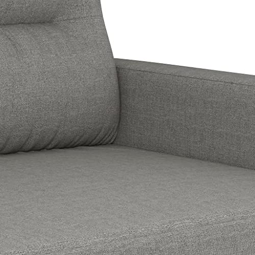 vidaXL 3-Seater Sofa Dark Gray 70.9" Fabric