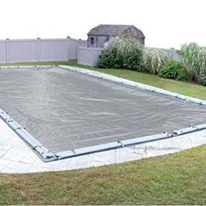 Pool Mate 301836R-PM 20-Year Premium Winter In-Ground Pool Cover, 18 x 36-ft, Dove Gray