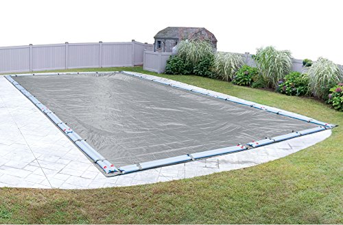 Pool Mate 301836R-PM 20-Year Premium Winter In-Ground Pool Cover, 18 x 36-ft, Dove Gray