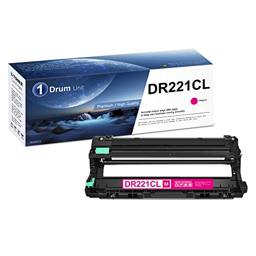 BIGSPCE DR-221 DR221CL Drum Unit Magenta Replacement for Brother HL-3140CW 3150CDN 3170CDW 3180CDW MFC-9130CW 9140CDN 9330CDW 9340CDW DCP-9015CDW 9020CDN Printer | DR 221CL Drum