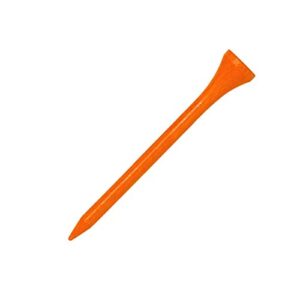 PRIDE GOLF TEE unisex adult 100 Count Bag Golf Tees, Citrus Orange, Count US