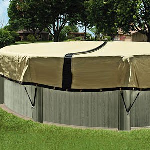 In The Swim 28 Foot Round Ultimate Above Ground Winter Pool Cover - 12 Year Warranty