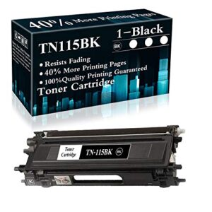 1 black tn115 tn115bk compatible toner cartridge replacement for brother hl-4070cdw 4040cn 4040cdw 4050cdn mfc-9440cn 9840cdw 9450cdn dcp-9040cn 9045cdn 9042cdn printer,sold by topink