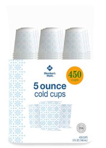 member’s mark printed paper bath cold cup, 5 ounce (450 count)