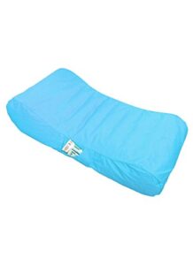 ocean blue water products capri floating inflatable pool lounge chair, turquoise , 72 x 31 x 24