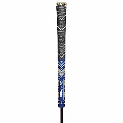 Golf Pride MCC Plus 4 Teams Golf Grips - Std, Navy/Gold