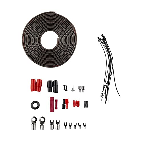 Black Diamond Audio 4GA Car Amplifier Install Wiring Kit with Mini 100A ANL Fuse