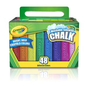 crayola sidewalk chalk (48 ct)