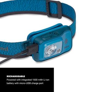 Black Diamond Equipment Cosmo 350-R Headlamp, Azul