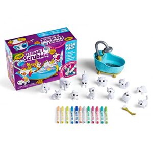 Crayola Scribble Scrubbie Pets Mega Set 2.0, Coloring Toy, Kids Gifts for Girls & Boys, Age 3, 4, 5, 6