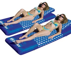 solstice designer mattress swimming pool float, 2-pack