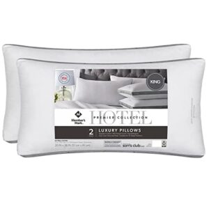 member’s mark hotel premier collection bed pillows, king (pack of 2)