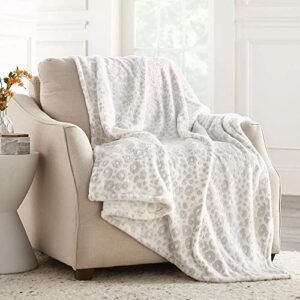 member’s mark lounge throw, 60″ x 70″ (chelsea leopard)