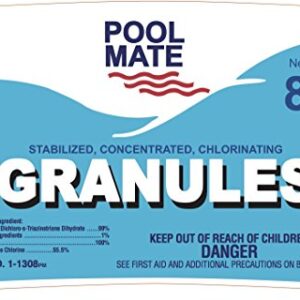 Pool Mate 1-1308 Granules Swimming Pool Chlorine, 8-Pounds