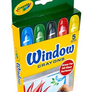 Crayola Washable Window Crayons - 5-count