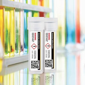 Avery UltraDuty GHS Labels, Waterproof, 2/3 x 1-3/4 Inch Rectangle Labels, Pack of 1500 White Labels for Use with Pigment Inkjet Printers