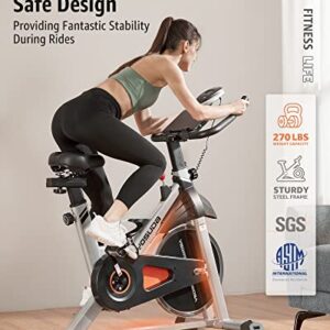 YOSUDA Indoor Cycling Bike Stationary - Cycle Bike with Ipad Mount & Comfortable Seat Cushion