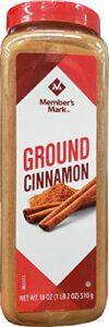 member’s mark ground cinnamon, 18 ounce
