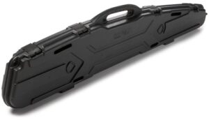 plano pro-max single scope contoured rifle case, black; lockable rifle case; gun storage for one rifle or shotgun, firearm travel case