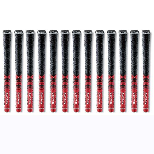 Golf Pride New Decade Multicompound (MCC) 0.600 Red 13 Piece Golf Grip Bundle