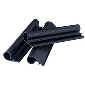 robelle 1015cl25 premium winter clips set for above ground pool covers, 10 x 15, black