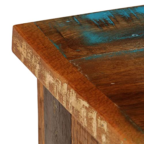 vidaXL TV Cabinet TV Stand Couch Table Side Table Sideboard Lowboard Livingroom Furniture Durable Easy to Move Around 47.2" Solid Reclaimed Wood