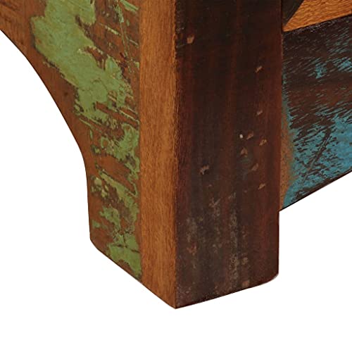 vidaXL TV Cabinet TV Stand Couch Table Side Table Sideboard Lowboard Livingroom Furniture Durable Easy to Move Around 47.2" Solid Reclaimed Wood