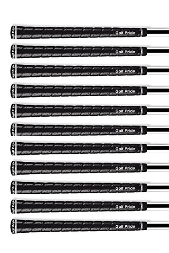 Set of 11 - Golf Pride Tour Wrap 2G (Black Midsize (60 Round))