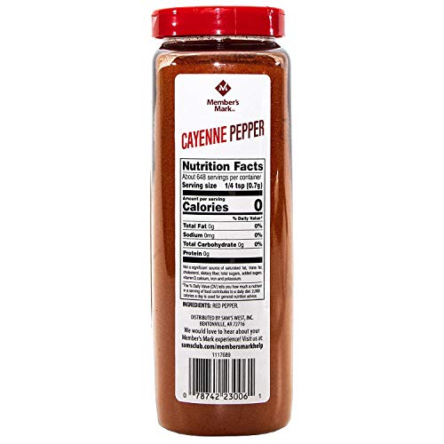 Member's Mark Cayenne Pepper Spices & Seasonings (16 oz.)